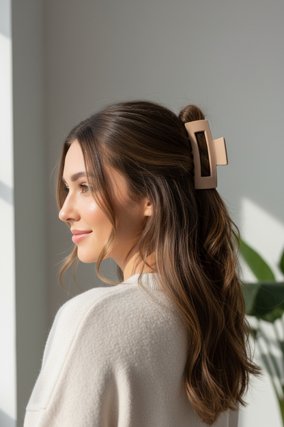 Hair Claw Clip Lifestyle Shot