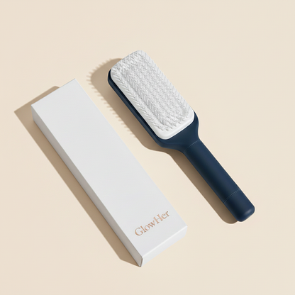 Self-Cleaning Hairbrush Premium Neutral Background